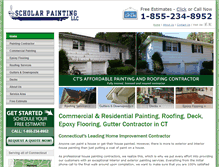 Tablet Screenshot of ctpaintingcontractors.com